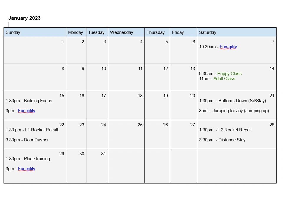 Calendar
